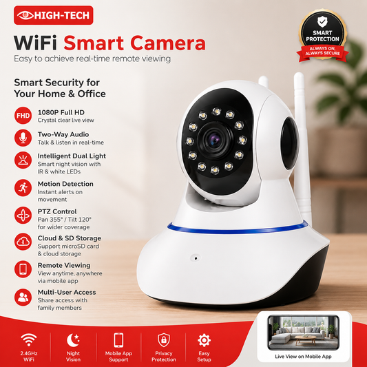 3 Antenna smart camera