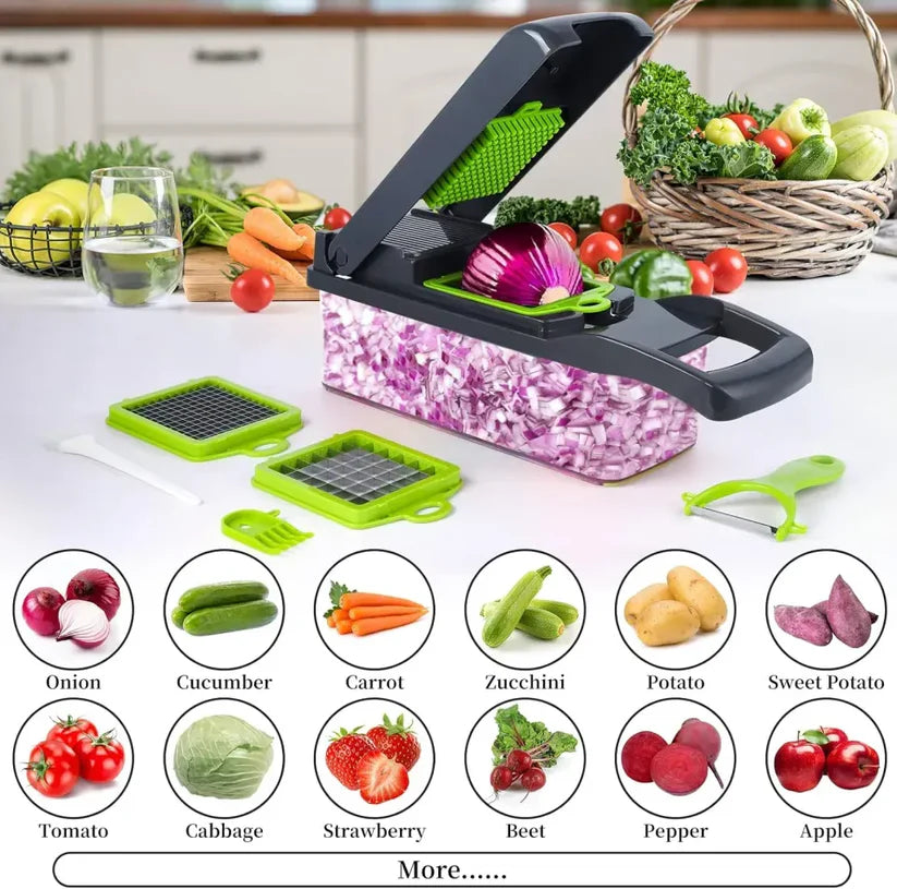 16-in-1 Multifunction Vegetable Cutter & Chopper