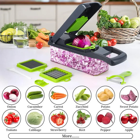 16-in-1 Multifunction Vegetable Cutter & Chopper