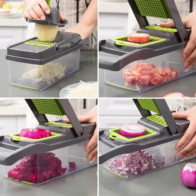 16-in-1 Multifunction Vegetable Cutter & Chopper
