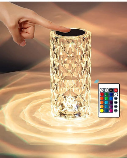 Rose Diamond Touch Lamp.