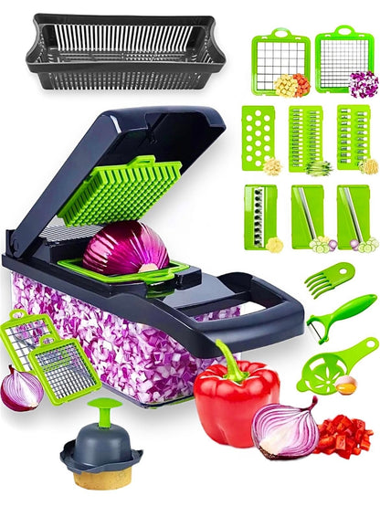 16-in-1 Multifunction Vegetable Cutter & Chopper
