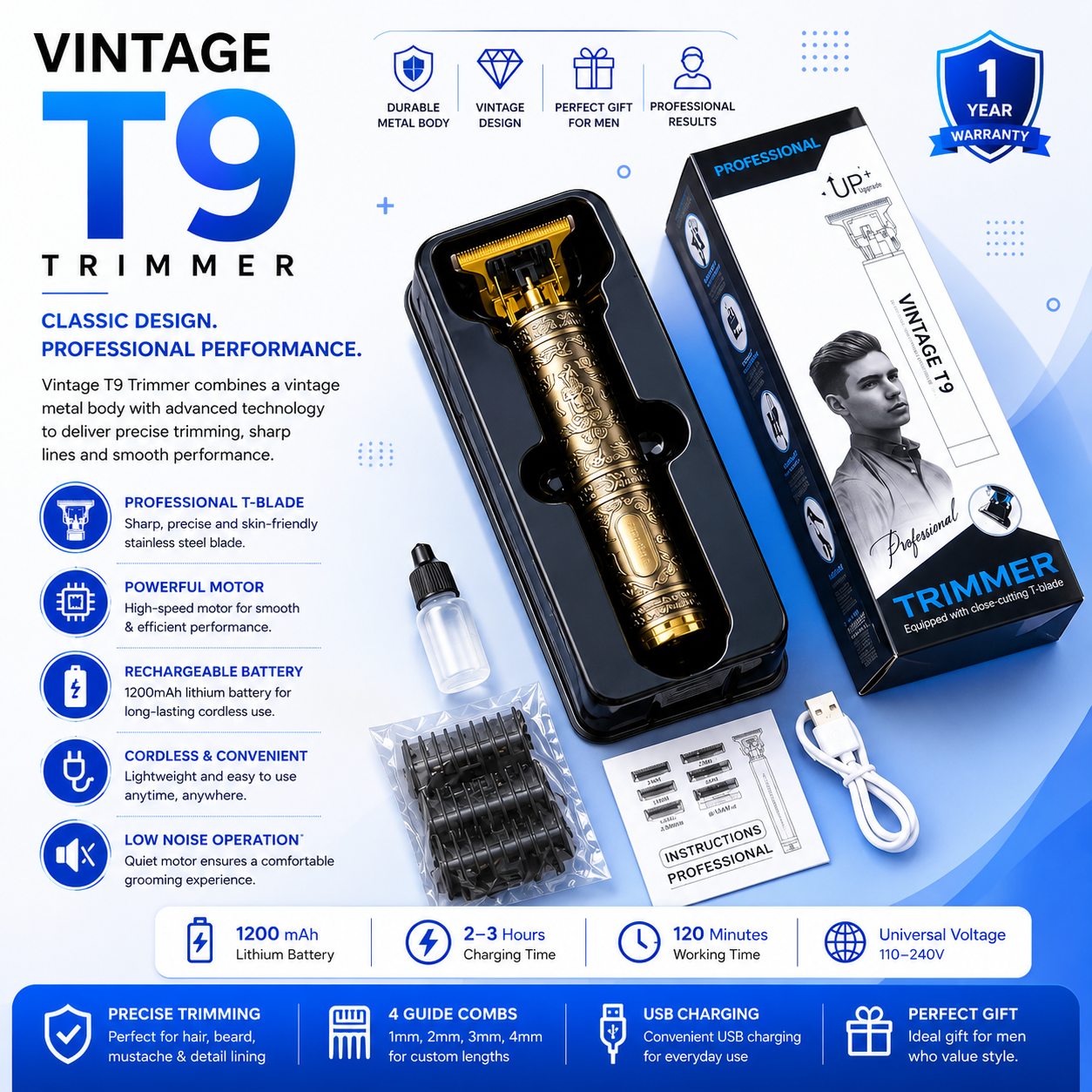 Vintage T9 Hair Trimmer