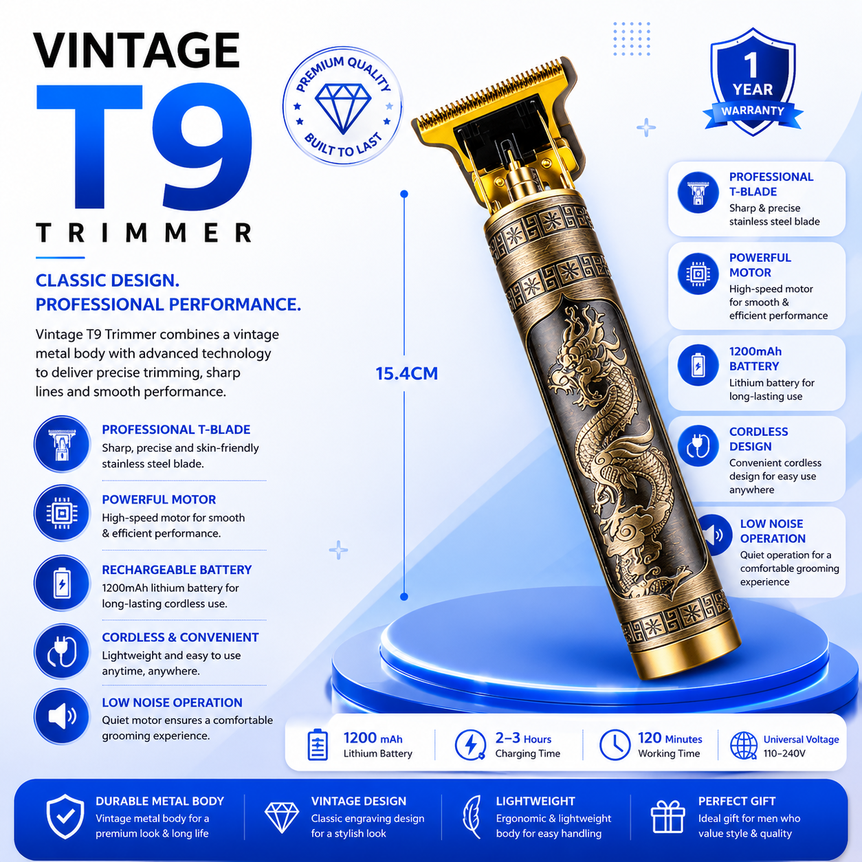 Vintage T9 Hair Trimmer