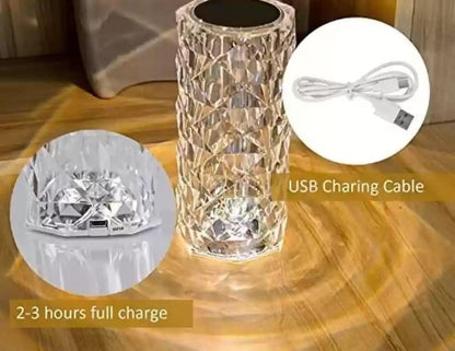 Rose Diamond Touch Lamp.
