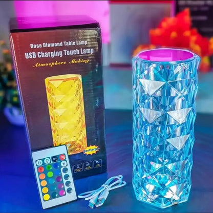 Rose Diamond Touch Lamp.